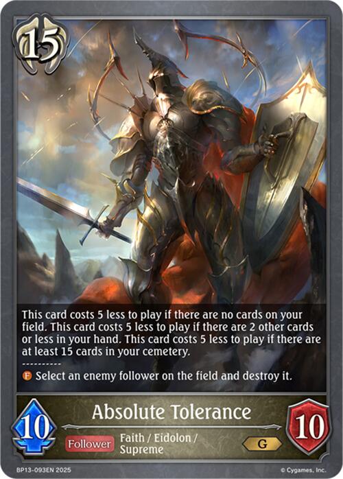 Absolute Tolerance (BP13-093EN) [Dominion of Darkness]