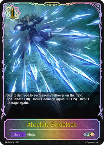 Absolute Zeroblade (PR-294) (PR-294EN) [Promotional Cards]