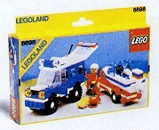 Lego, Set, Opened, Harbor, RV with Speedboat, 6698