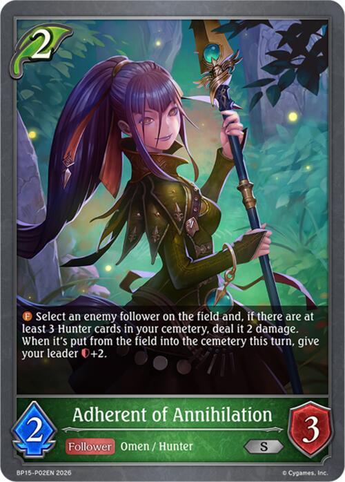 Adherent of Annihilation - P02 (Foil) (BP15-P02EN) [Trial of the Omens]