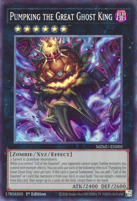 Pumpking the Great Ghost King (Collector's Rare) [MZMU-EN005] Collector's Rare