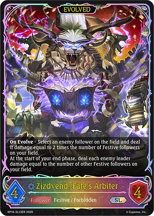 Zizdvend, Fate's Arbiter (Evolved) (BP16-SL13EN) [New World Genesis]