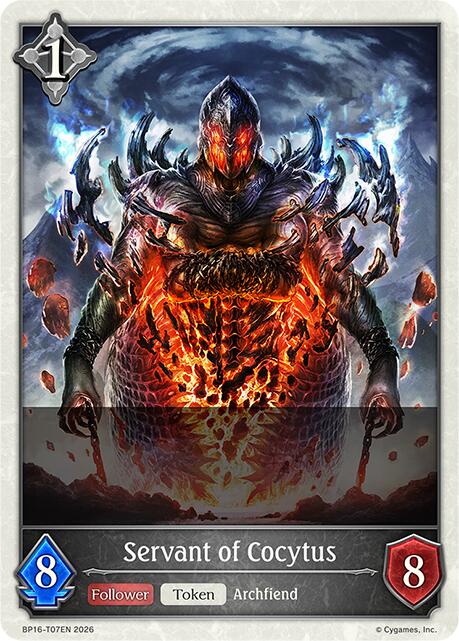 Servant of Cocytus (BP16-T07EN) [New World Genesis]