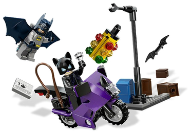 Lego, Set, Opened, Super Heroes, Batman, Catwoman Catcycle City Chase, 6858