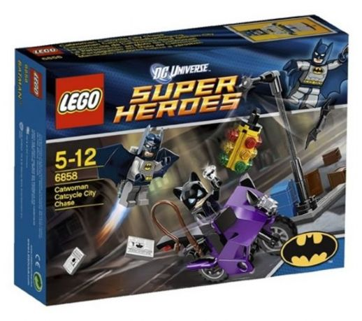 Lego, Set, Opened, Super Heroes, Batman, Catwoman Catcycle City Chase, 6858
