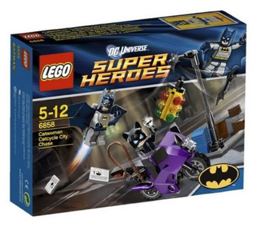 Lego, Set, Opened, Super Heroes, Batman, Catwoman Catcycle City Chase, 6858