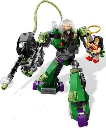 Lego, Set Opened, Superman, Superman vs. Power Armor Lex, Mech ONLY: 6862-1