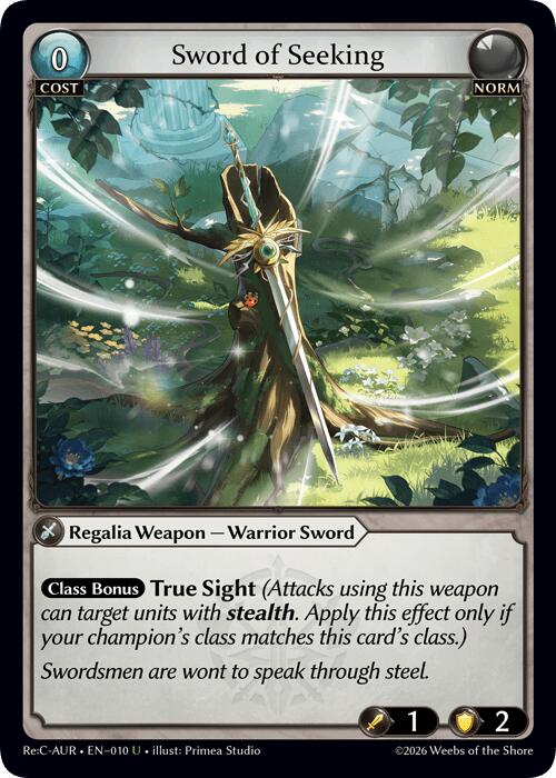 Sword of Seeking (10) [Mordred Re: Collection, Aurelian Regent]