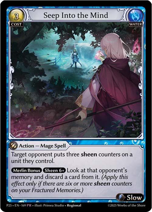 Seep Into the Mind (169) [Promotional Cards]