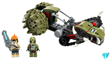 Lego, OPENED, Legends of Chima, Crawley's Claw Ripper, 70001