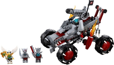 Lego, Set, OPENED, Legends of Chima, Wakz' Pack Tracker, 70004