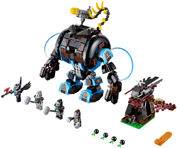 Lego, OPENED, Legends of Chima, Gorzan's Gorilla Striker, 70008