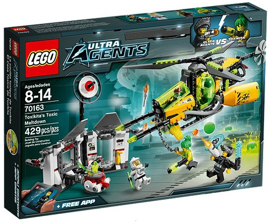 Lego, Set, Opened, Ultra Agents, Toxikita's Toxic Meltdown, 70163