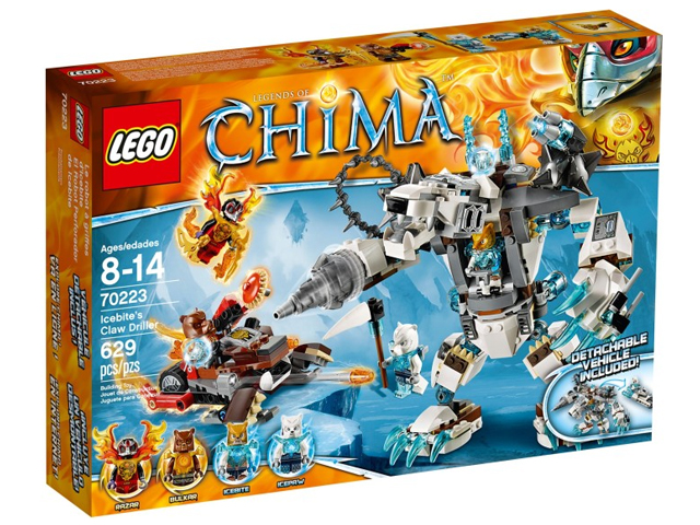 Lego, Set, Sealed, Chima, Icebite's Claw Driller, 70223, KCC