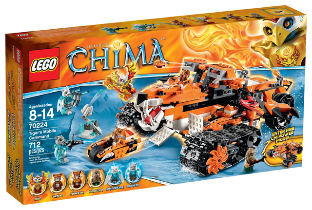 Lego, Set, Opened, Chima, Legends of Chima, Tiger's Mobile Command, 70224