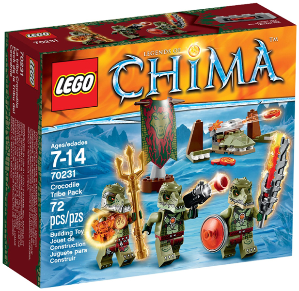 Lego, Set, Sealed, Chima, Legends of Chima, Crocodile Tribe Pack, 70231 (KCC)