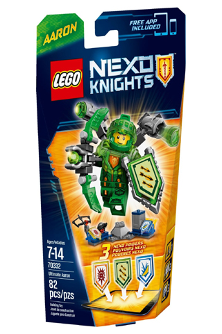 Lego, Set, Sealed, Nexo Knights, Ultimate Aaron, 70332