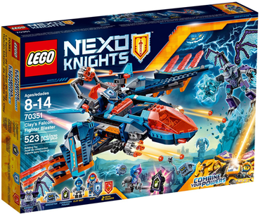 Lego, Set, Sealed, Nexo Knights, Clay's Falcon Fighter Blaster, 70351, KCC