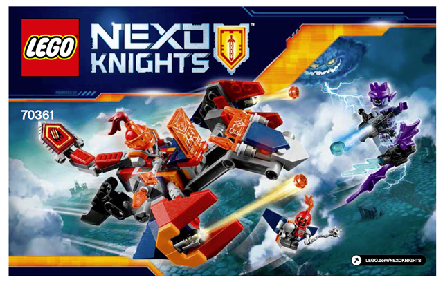 Lego, Set, Sealed, Nexo Knights, Macy,s Bot Drop Dragon, 70361, KCC