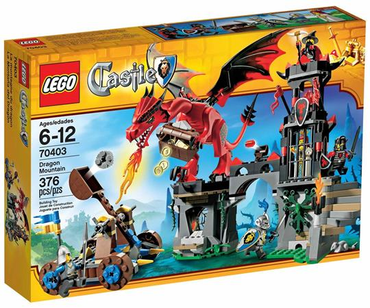 Lego, Set, Sealed, Castle, Kingdoms, Dragon Mountain, 70403, KCC