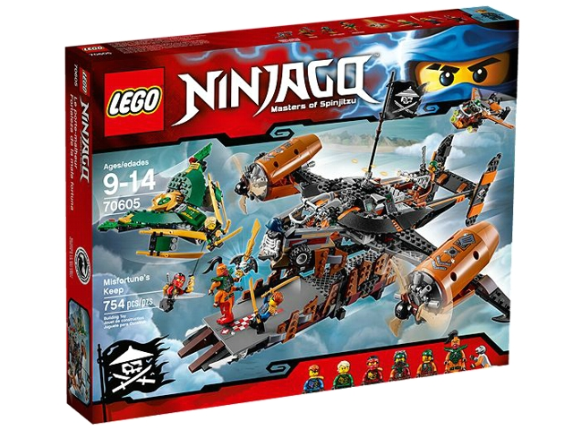 LEGO, Set, Sealed, Ninjago, Skybound, Misfortune's Keep, 70605, KCC