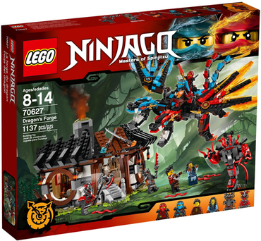 LEGO, Set, Sealed, Ninjago, The Hands of Time, Dragon's Forge, 70627, KCC