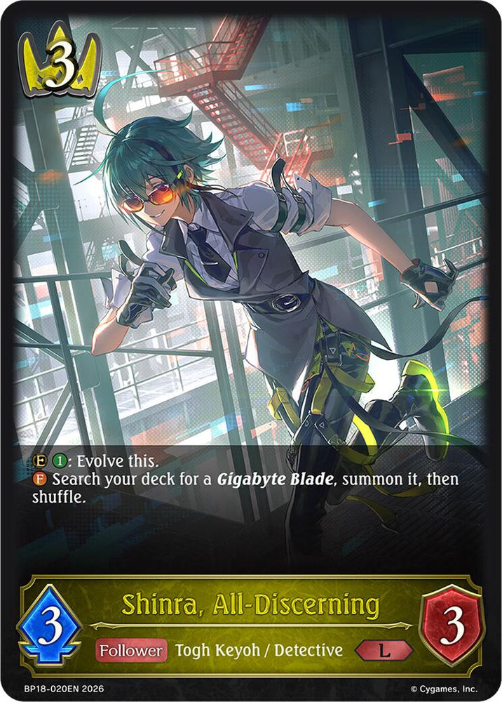 Shinra, All-Discerning (BP18-020EN) [Neometropolis]