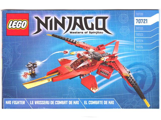 LEGO, Opened, Ninjago, Rebooted, Kai Fighter, 70721, BUILT