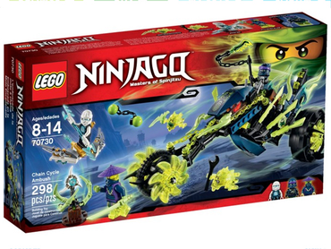 LEGO, Set, Opened, Ninjago, Possessions, Chain Cycle Ambush, 70730