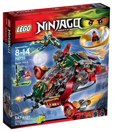 LEGO, Set, Sealed, Ninjago, Possession, Airjitzu Flyers, Ronin R.E.X., 70735, KCC