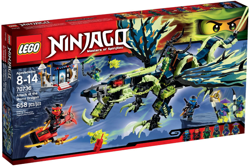 Lego, Set, Sealed Product, Ninjago, Possession, Attack of the Morro Dragon, 70736, KCC