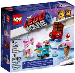 Lego, Set, Sealed Product, Lego Movie 2, Unikitty's Sweetest Friends EVER!, 70822