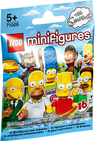 lego, Minifigure, Sealed, Blind Bag, Simpsons Series 1, 71005