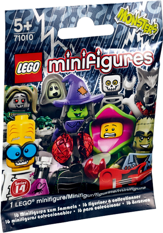 Lego, Minifigure, Sealed, Blind Bag, Series 14, Monsters 71010