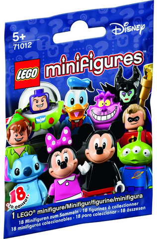 Lego, Minifigure, Sealed, Blind Bag, Disney Series 1, 71012