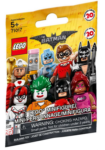 Lego, Minifigure, Collectible Blind, DC, The Batman Movie, Sealed Bag