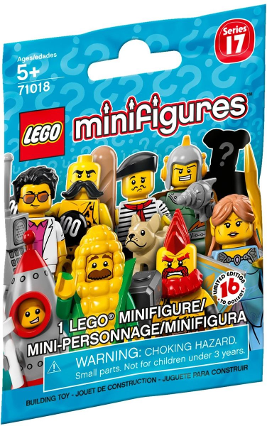 L:ego, Minifigure, Sealed, Blind Bag, Series 17