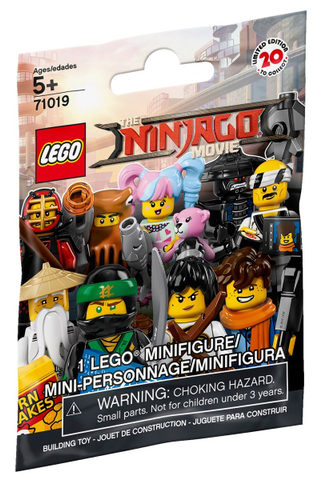 LEGO, Minifigure, Sealed, Blind Bag, Ninjago, The LEGO Ninjago Movie, 71019