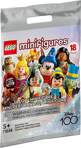 Lego, Minifigure, Sealed, Blind Bag, Disney 100, 71038
