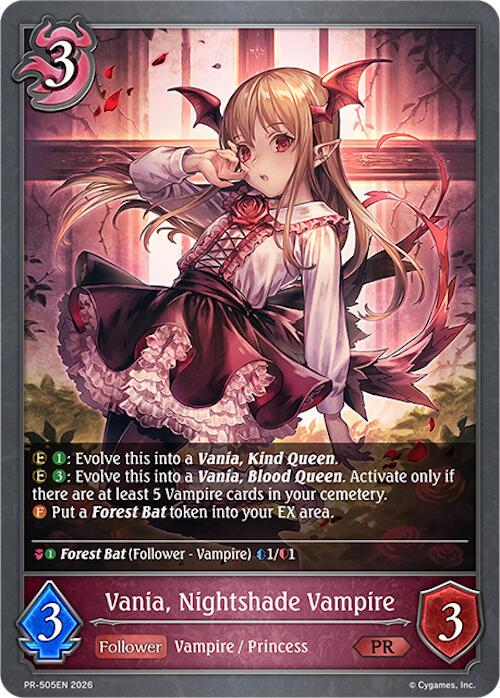 Vania, Nightshade Vampire (PR-505EN) [Promotional Cards]