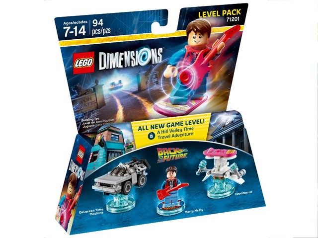 Lego, Set, Sealed, Dimensions, Level Pack, Back to the Future, 71201