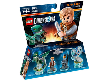 Lego, Set, Sealed, Dimensions, Team Pack, Jurassic World, 71205