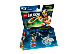 Lego, Set, Sealed, Dimensions, Fun Pack - DC Comics (Wonder Woman and Invisble Jet), 71209