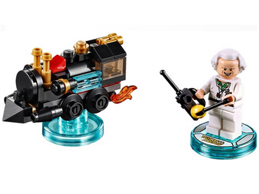 Lego, Set, Opened, Dimensions, Fun Pack -Back to the Future (Doc Brown and Traveling Time Train), 71230