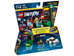 Lego, Set, Opened, Dimensions, Level Pack, Midway Arcade, 71235