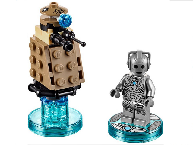 Lego, Set, Opened, Dimensions, Fun Pack - Doctor Who (Cyberman and Dalek), 71238 (KCC)