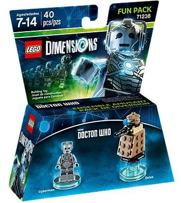 Lego, Set, Opened, Dimensions, Fun Pack - Doctor Who (Cyberman and Dalek), 71238 (KCC)