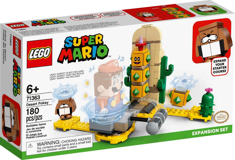 Lego, Set, Opened, Super Mario, Desert Pokey - Expansion Set, 71363