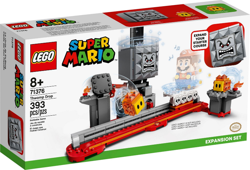 Lego, Set, Opened, Super Mario, Thwomp Drop - Expansion Set, 71376