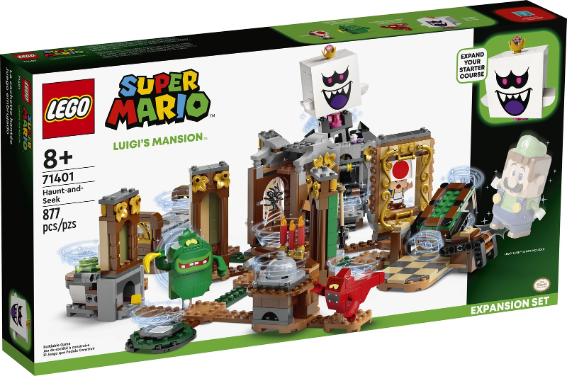 Lego, Set, Opened, Super Mario, Haunt-and-Seek - Expansion Set, 71401